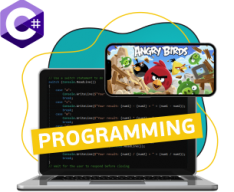 Программирование на C#. Удивительный мир 2D-игр - КИБЕРшкола программирования для детей, компьютерные курсы для школьников, начинающих и подростков - KIBERone г. Лиски