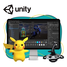 Мир игр на Unity 2D на популярном движке + AI-помощники - КИБЕРшкола программирования для детей, компьютерные курсы для школьников, начинающих и подростков - KIBERone г. Лиски