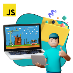 Программирование на JavaScript. Учимся создавать игры! - КИБЕРшкола программирования для детей, компьютерные курсы для школьников, начинающих и подростков - KIBERone г. Лиски