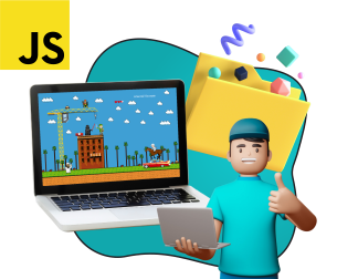 Программирование на JavaScript. Учимся создавать игры! - КИБЕРшкола программирования для детей, компьютерные курсы для школьников, начинающих и подростков - KIBERone г. Лиски